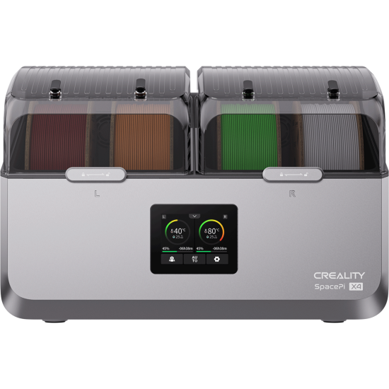 Filament dryer for 3D printer Creality Space Pi x4, for 4 rolls