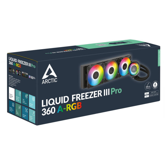 CPU Cooler Arctic Liquid Freezer III Pro 360 A-RGB - Black