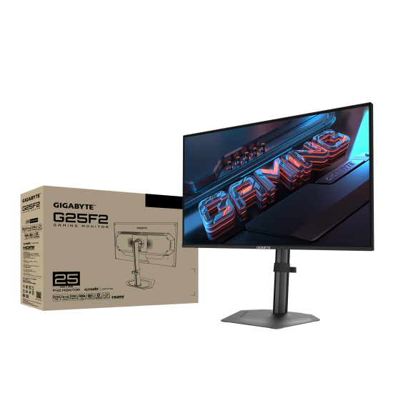 Gaming Gigabyte G25F2 - 24.5 inch SS IPS FHD (1920x1080), 200 Hz, 1 ms, HDR10