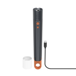 Hama “FLX1200-C” LED Torch, Rechargeable, Shockproof, Alu, 4 Modes + SOS, Zoom