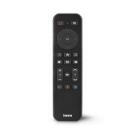 Hama Remote Control for TV + Netflix, Prime Video, Disney+ Buttons, Programmable