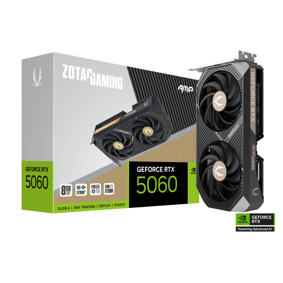 Graphic card ZOTAC GAMING RTX 5060 AMP 8GB GDDR7
