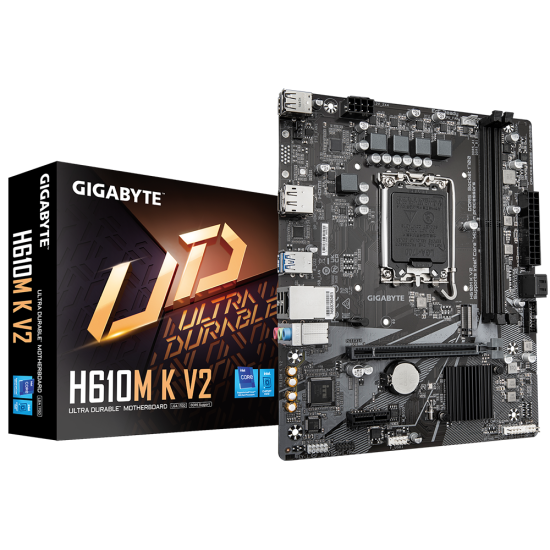 Motherboard GIGABYTE H610M K V2 DDR5, socket 1700, Micro ATX