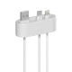 Hama Cable Holder, Self-Adhesive, 2 Pcs., white