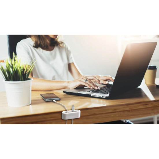 Hama Cable Holder, Self-Adhesive, 2 Pcs., white