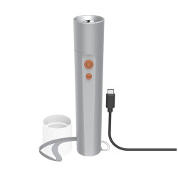 Hama “FL350-C” LED Torch, Rechargeable, Aluminium, 4 Modes + SOS