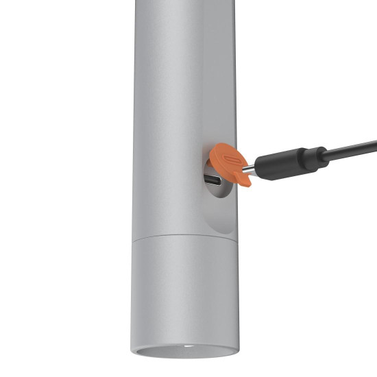 Hama “FL350-C” LED Torch, Rechargeable, Aluminium, 4 Modes + SOS