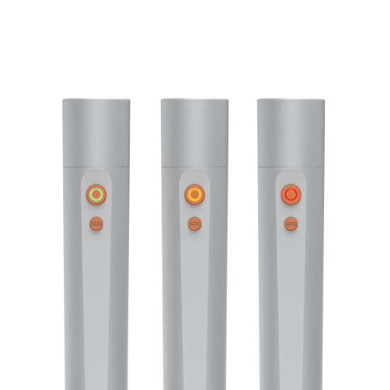 Hama “FL350-C” LED Torch, Rechargeable, Aluminium, 4 Modes + SOS