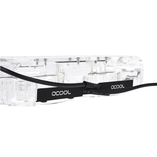 Adapter attachment with internal and external thread Alphacool Eisdecke D5 Dual Acrylic Attachment 3x 1/4