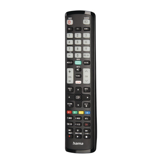 Hama Universal Remote Control for Samsung TVs, IR, Teachable, Illuminating Butto
