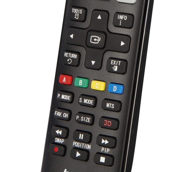 Hama Universal Remote Control for Samsung TVs, IR, Teachable, Illuminating Butto