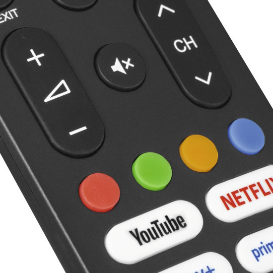 Hama Universal Remote Control for Sony TVs, IR, Teachable, with 4 app buttons