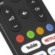 Hama Universal Remote Control for Sony TVs, IR, Teachable, with 4 app buttons