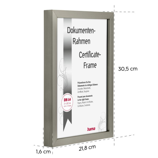 HAMA Рамка за снимки “Chiaro”, 21 x 29,7 см, DIN A4