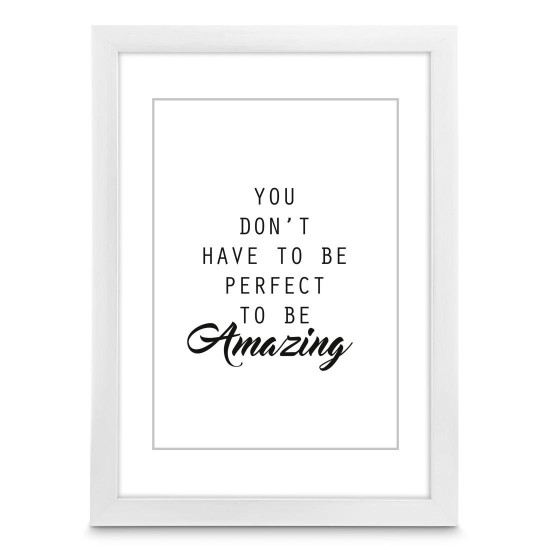 Hama “Chiaro” Plastic Frame, white, 30 x 40 cm