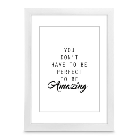 Hama “Chiaro” Plastic Frame, white, 30 x 40 cm