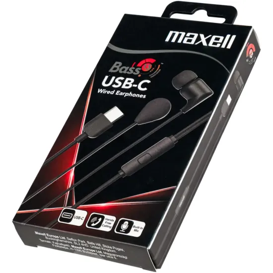 MAXELL  EB10  BASS 13  USB-C EARPHONES