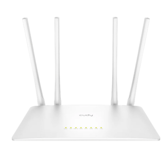 Wireless router Cudy WR300S N300 802.11b/g/n, 300Mbps/ 2.4GHz, 5 × 10/100Mbp, 4 × 5dBi fixed antennas