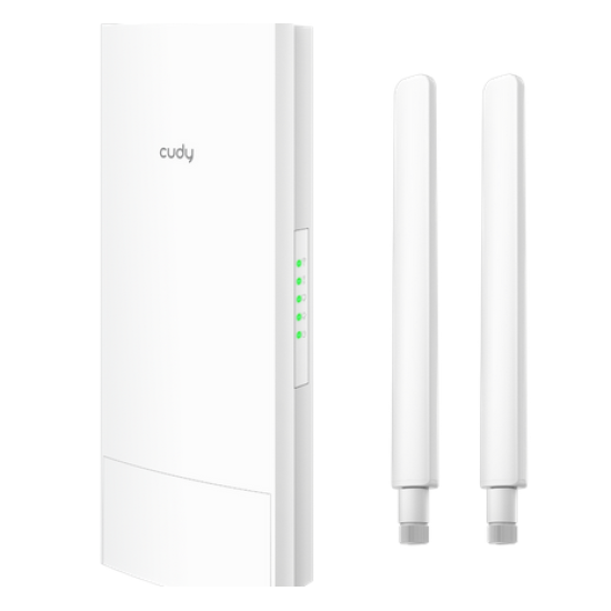 Безжичен усилвател Range Extender / AP Cudy RE1200 Outdoor WiFI5 , AC1200, 1x 10/100/1000, външна употреба