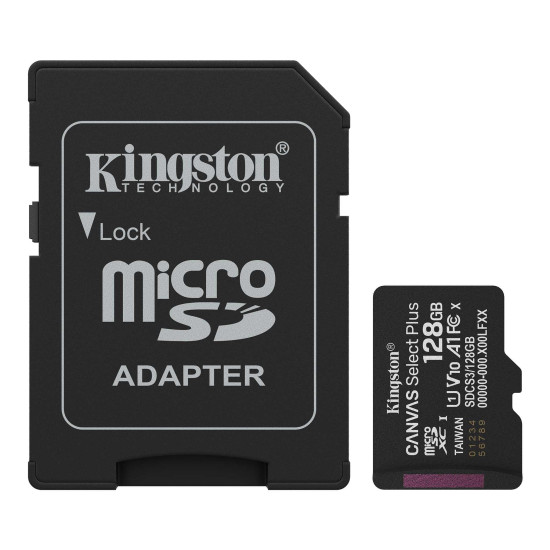 Memory card Kingston Canvas Select Plus, microSDXC 128GB