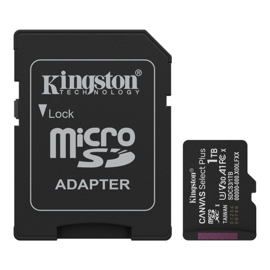 Memory card Kingston Canvas Select Plus, microSDXC 1TB