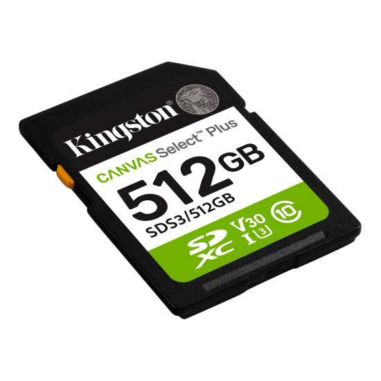 Memory card Kingston Canvas Select Plus SD 512GB