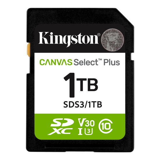 Memory card Kingston Canvas Select Plus SD 1TB