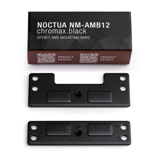 Noctua Mounting Kit NM-AMB12 Chromax. Black