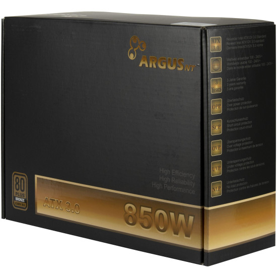 Power Supply Inter Tech Argus BPS-850 850W 80+ Bronze ATX 3.0