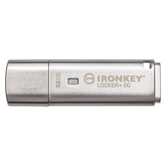 USB памет KINGSTON IronKey Locker+ 50 - 32GB XTS-AES 256-bit