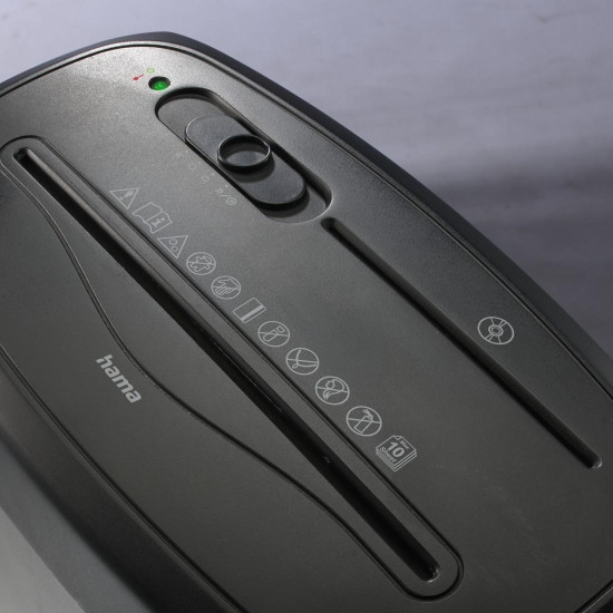Hama “Safe X100CD” Document Shredder, Shredder with Security Level P4 T4 E3