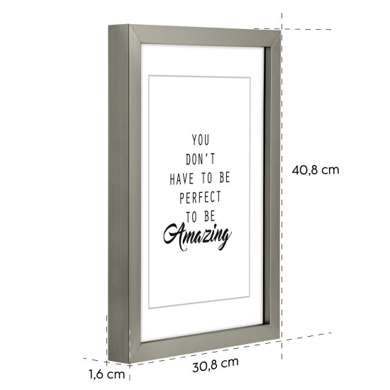 Hama “Chiaro” Plastic Frame, steel, 30 x 40 cm