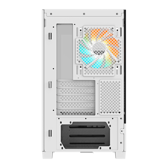 Case GIGABYTE C201 PANORAMIC ICE mATX + 3 ARGB Fans