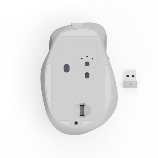 Hama “WM-500” Wireless Mouse, Ergonom., 6 Buttons, W/O Click Noise, Battery, wh