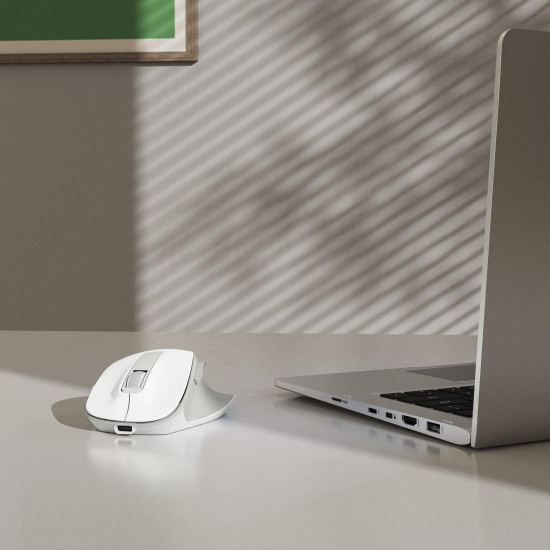 Hama “WM-500” Wireless Mouse, Ergonom., 6 Buttons, W/O Click Noise, Battery, wh