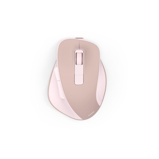 Hama “WM-500” Wireless Mouse, Ergonom., 6 Buttons, W/O Click Noise, Battery, pink