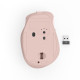 Hama “WM-500” Wireless Mouse, Ergonom., 6 Buttons, W/O Click Noise, Battery, pink