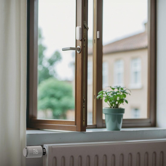 Hama Smart Home Window Contact, for Doors, Windows, Garages, Zigbee, Magnetic