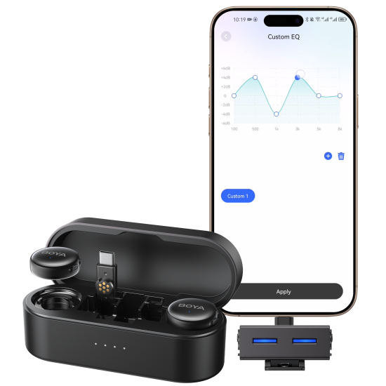 AI-Powered Button-Sized Wireless Microphone BOYALINK 3-01