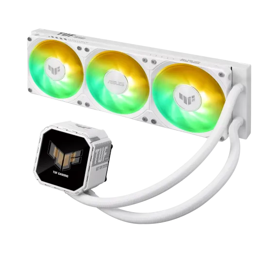 Охладител за процесор ASUS TUF Gaming LC III 360 ARGB LCD White Edition