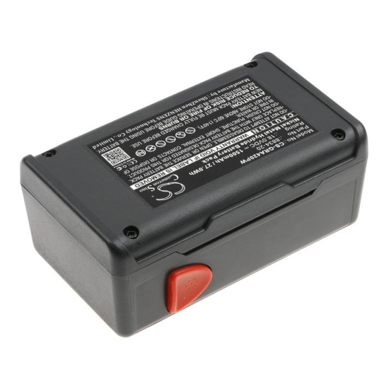 Camera Battery for cordless brushcutter GARDENA 648844, EasyCut 42, SmallCut 300, 8834-20 18V 1500mAh Cameron Sino
