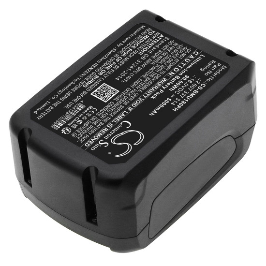 Battery for cordless saw BOSCH AdvancedCut 18 1600A005B0 LiIon 18V 5000mAh Cameron Sino
