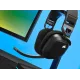 Gaming headset with microphone Corsair HS80 RGB Carbon wireless PC/PS5/PS4
