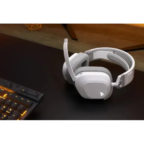 Gaming headset with microphone Corsair HS80 MAX White wireless and Bluetooth PC/PS5/PS4