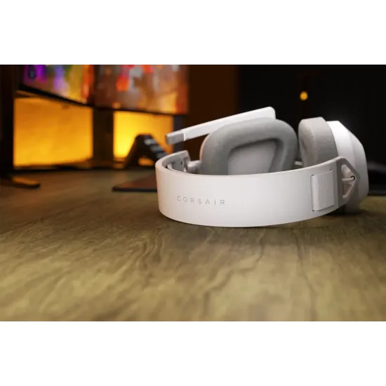 Gaming headset with microphone Corsair HS80 MAX White wireless and Bluetooth PC/PS5/PS4