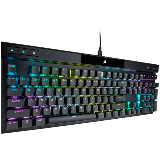 Corsair K70 PRO RGB mechanical gaming keyboard, Corsair OPX optical-mechanical switch