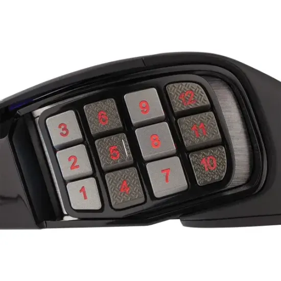 Геймърскa мишка оптична Corsair Scimitar Elite RGB, PMW3391 USB