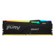 Memory Kingston FURY Beast RGB Black 32GB (2x16GB) DDR5 5600MHz CL40 - Intel XMP