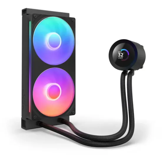 AIO Liquid Cooler NZXT Kraken Plus 240 RGB LCD Display - Black