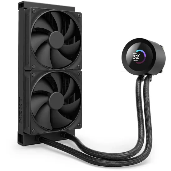 AIO Liquid Cooler NZXT Kraken Plus 240 LCD Display - Black